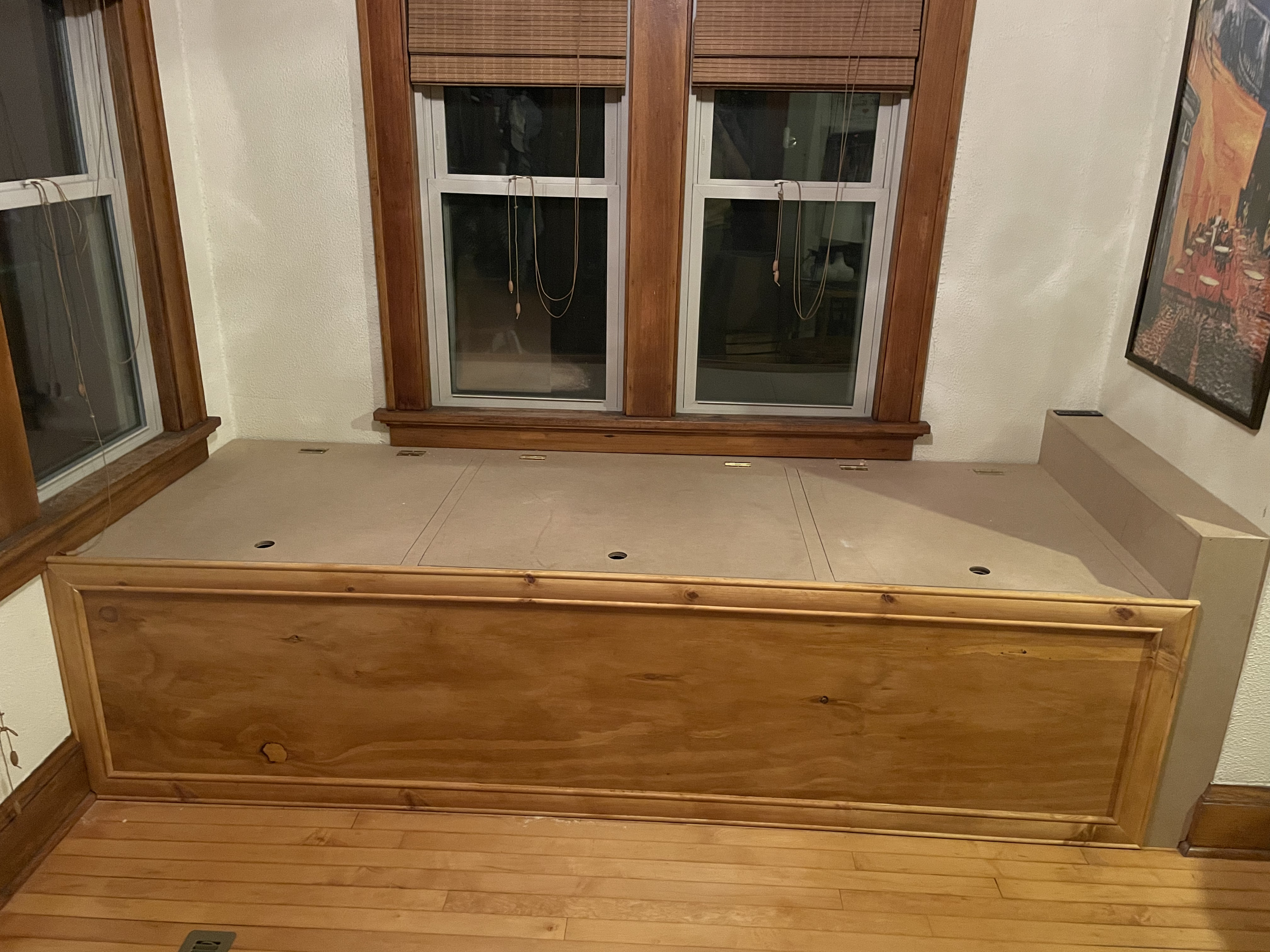 A lovely nook built into a small recessed part of a room